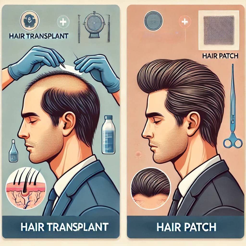 Hair Transplant Vs. Hair Patch: Which Option To Choose?